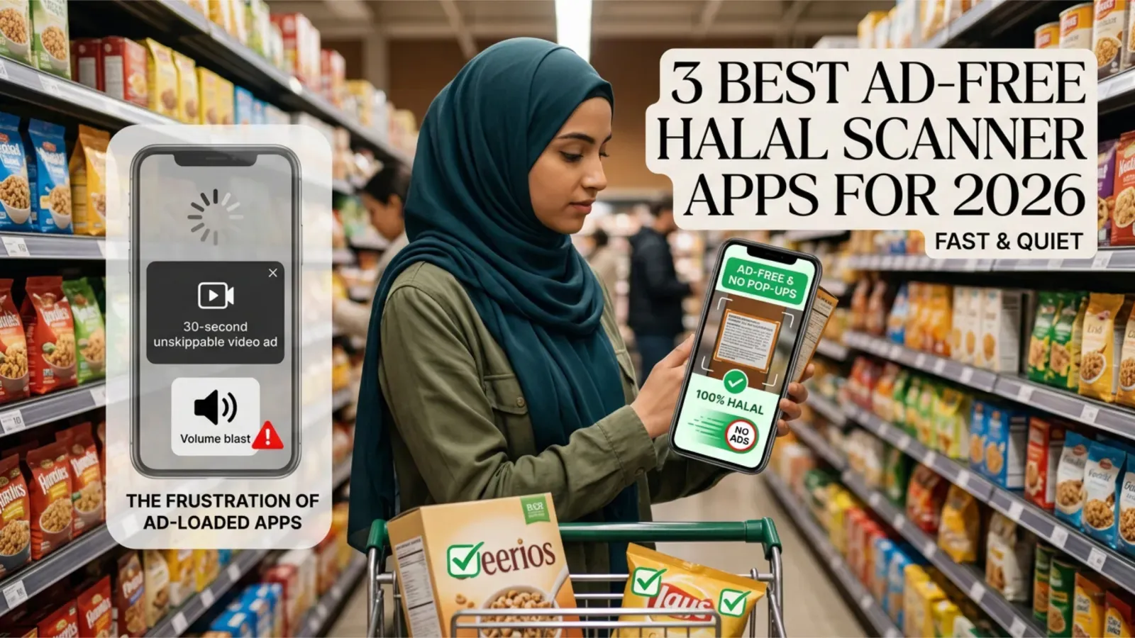 3 Ad-Free Halal Scanner Apps for Fast Grocery Shopping in 2026