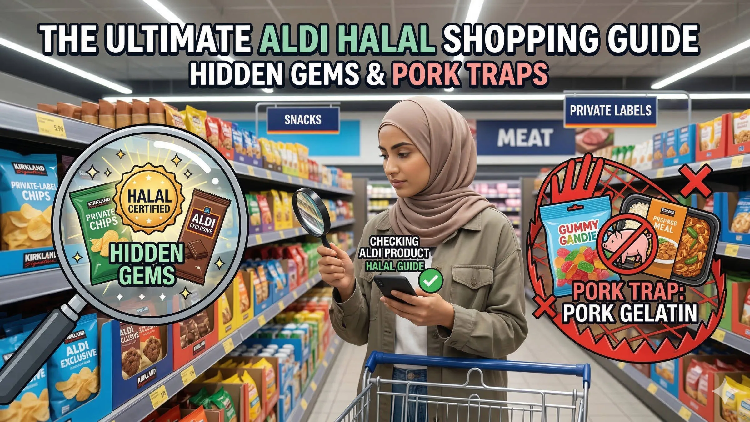 The Ultimate ALDI Halal Shopping Guide (2026): Hidden Gems & Pork Traps