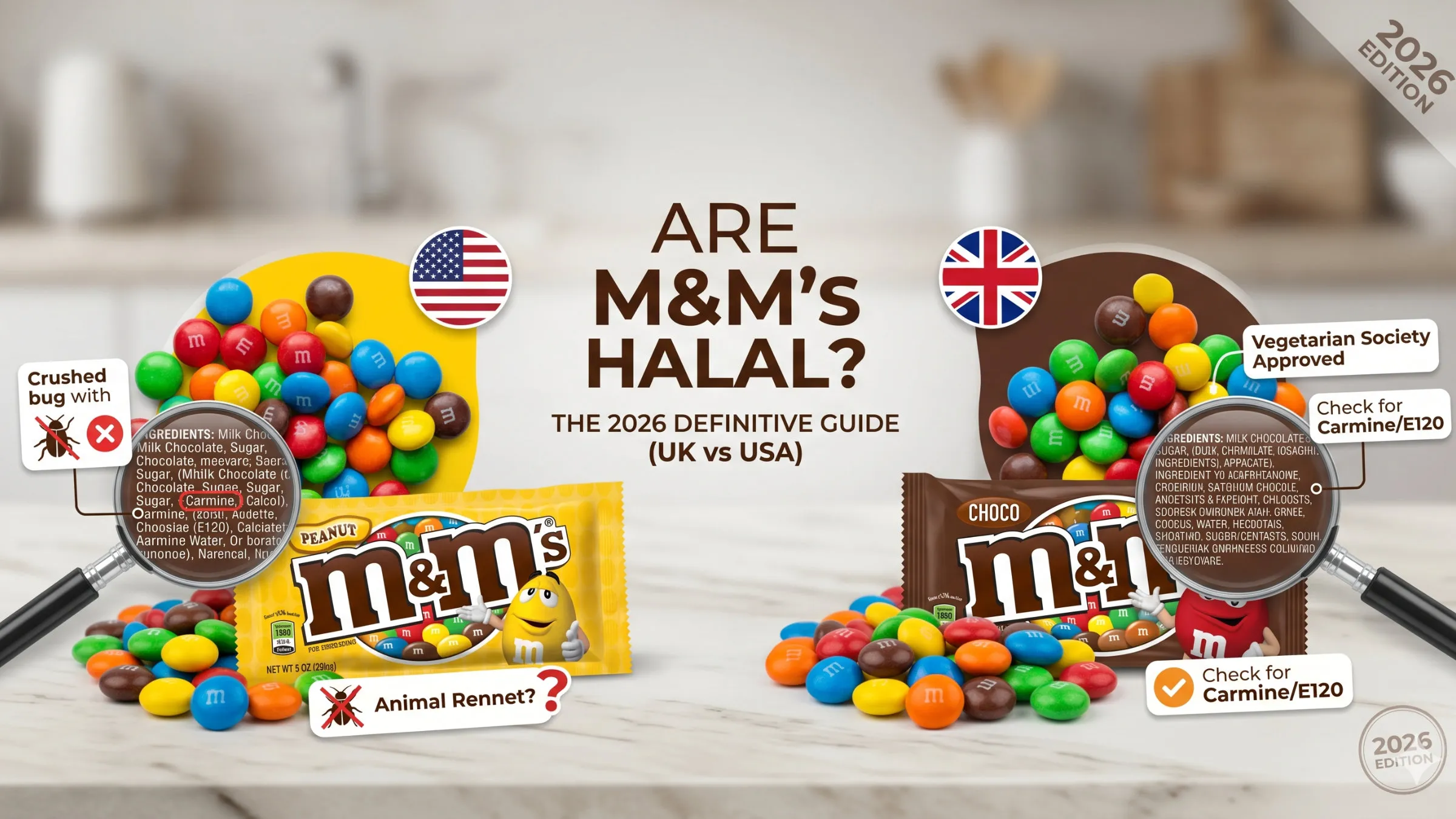 Are M&M's Halal? The 2026 UK & USA Guide