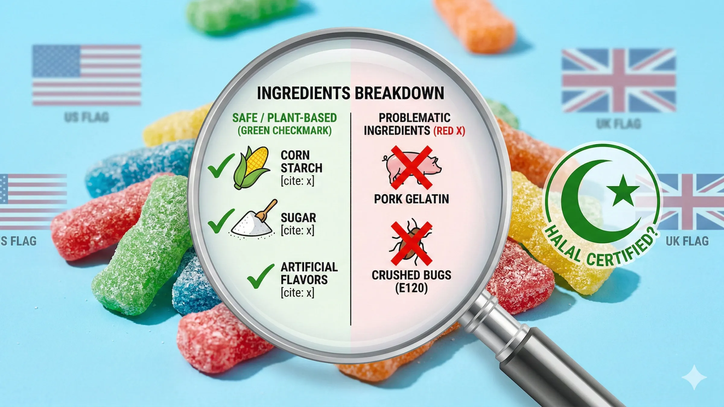 Are Sour Patch Kids Halal? The Gelatin Free Guide