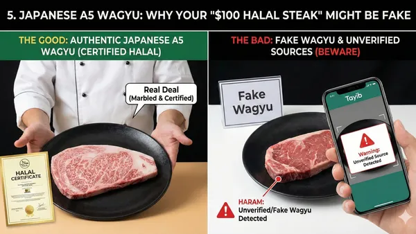 Japanese A5 Wagyu: Why Your '$100 Halal Steak' Might Be Fake