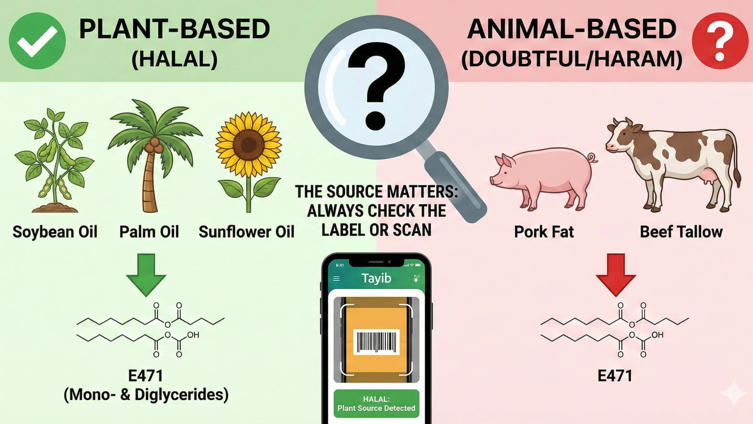 Is E471 Halal? The Definitive Guide to Mono- and Diglycerides