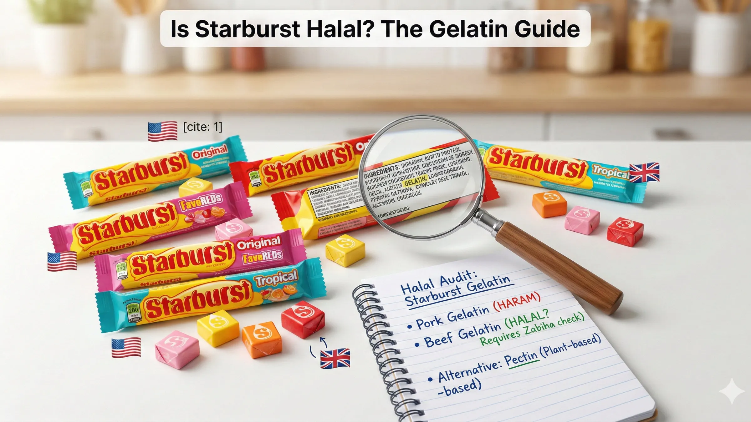 Is Starburst Halal? The 2026 Gelatin Guide