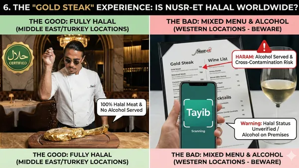 The 'Gold Steak' Experience: Is Nusr-Et (Salt Bae) Halal Worldwide?