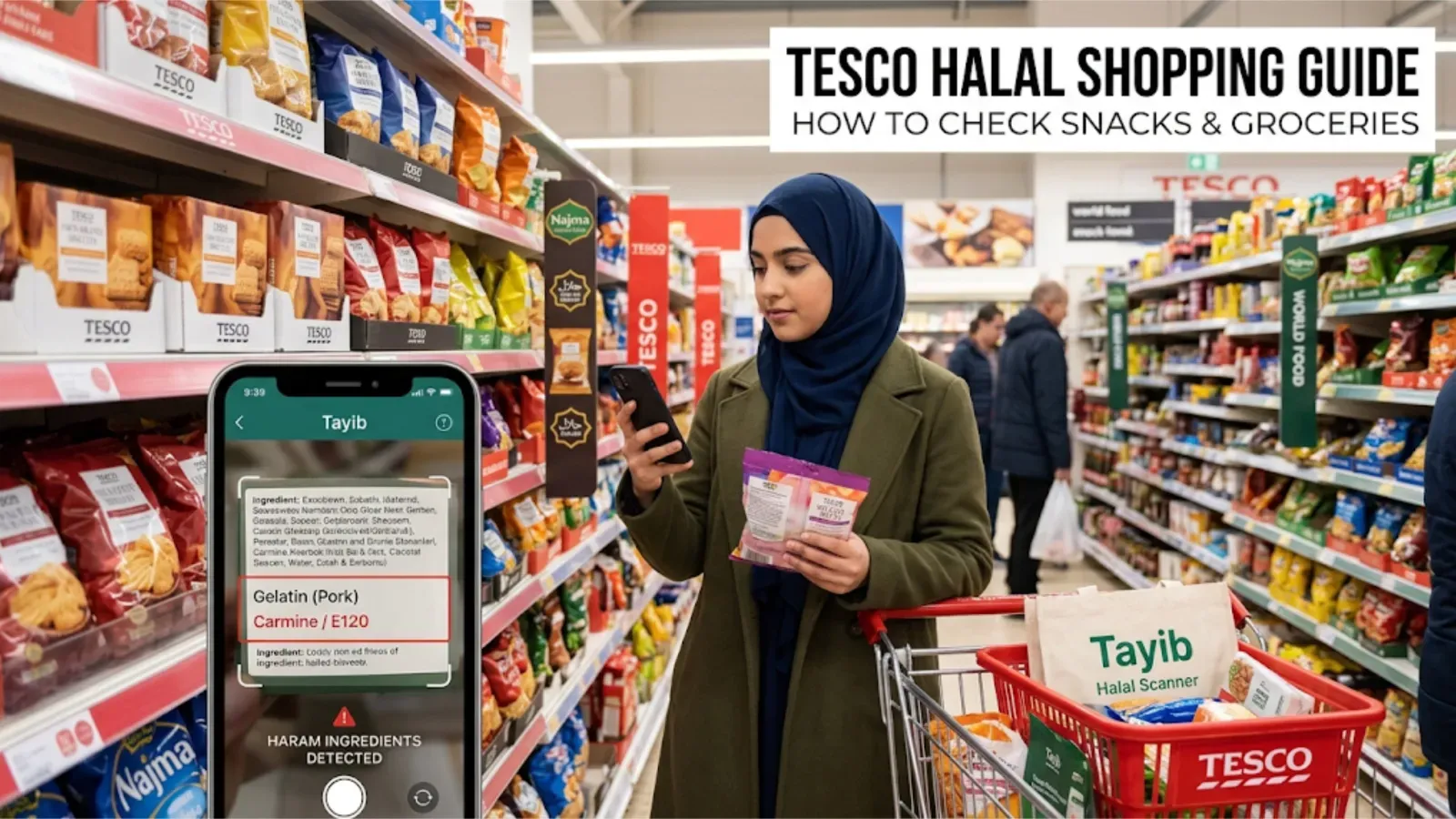 Tesco Halal Shopping Guide: How to Check Snacks & Groceries