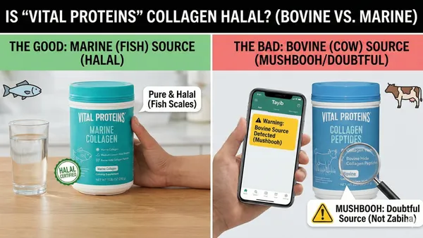 Is 'Vital Proteins' Collagen Halal? (Bovine vs. Marine)