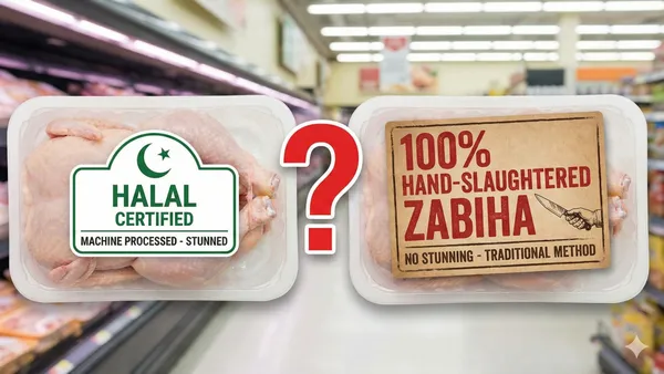 The Great Meat Debate: Is "Halal" Meat Actually Zabiha? (Machine Slaughter Explained)