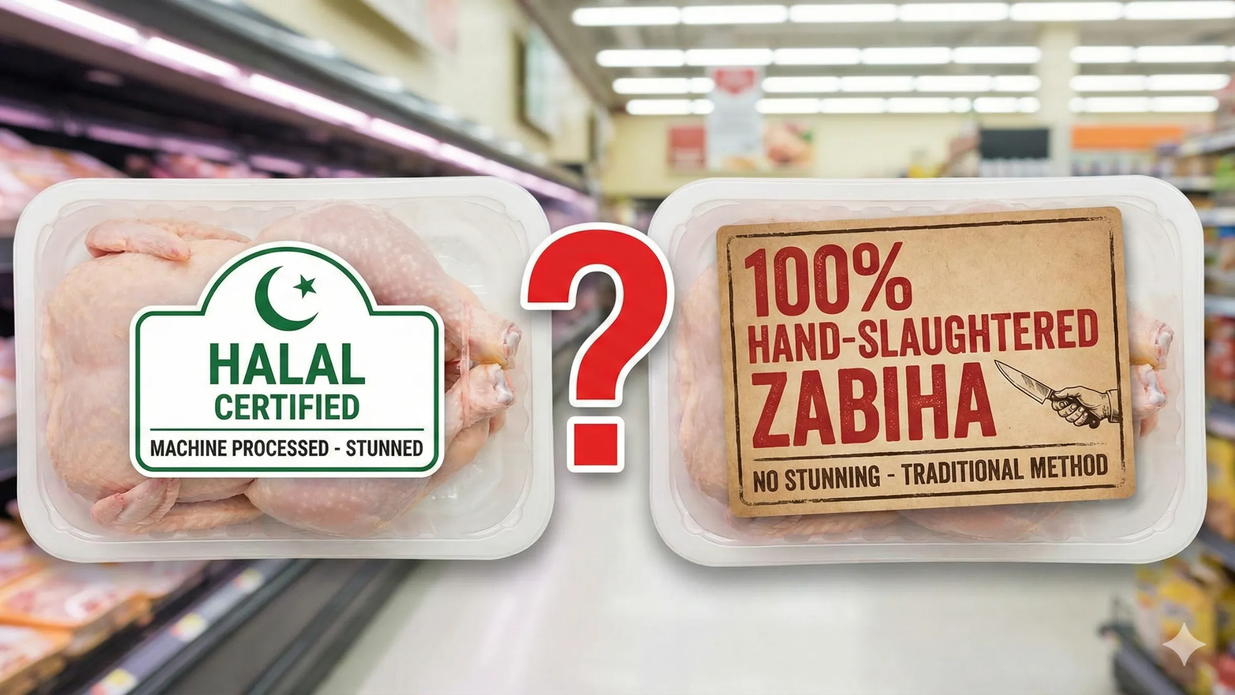 The Great Meat Debate: Is "Halal" Meat Actually Zabiha? (Machine Slaughter Explained)